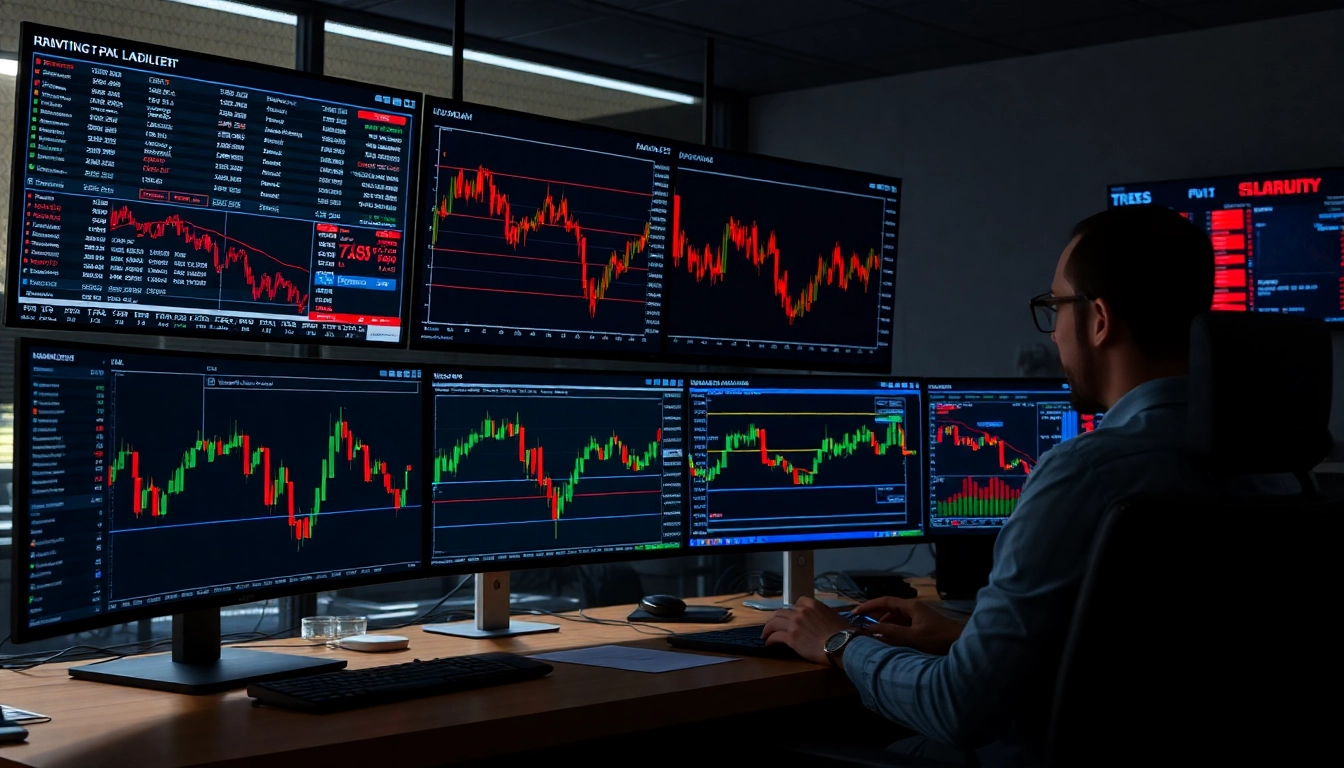 Forex Broker UK with professional trading setup and UK financial charts demonstrating market