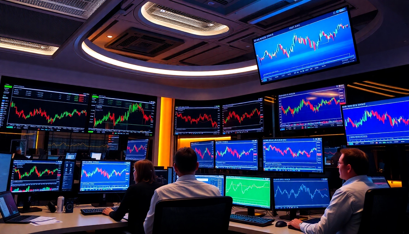 Professional Forex Broker UK website featuring advanced trading platforms and currency charts
